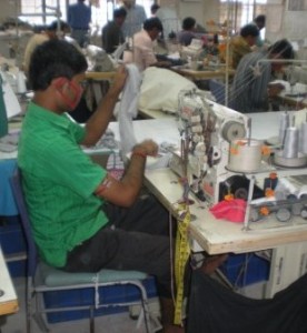A worker at a certified factory in India. Photo: J. DeCarlo for CRS