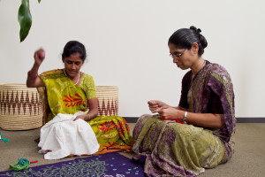 Silvia and Sushila of India